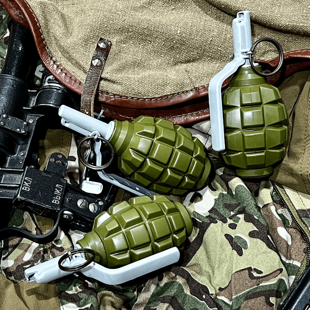 Ящик Гранат страйкбольних з крейдою ПІРО-Ф1м 8 шт. в упаковці, 14225964 - зображення 5