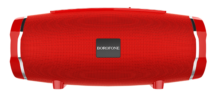Портативна бездротова блютуз колонка BOROFONE BR3 Rich sound IPX5 |AUX, SD-card, Bluetooth, USB, FM-Radio| Червоний - зображення 2