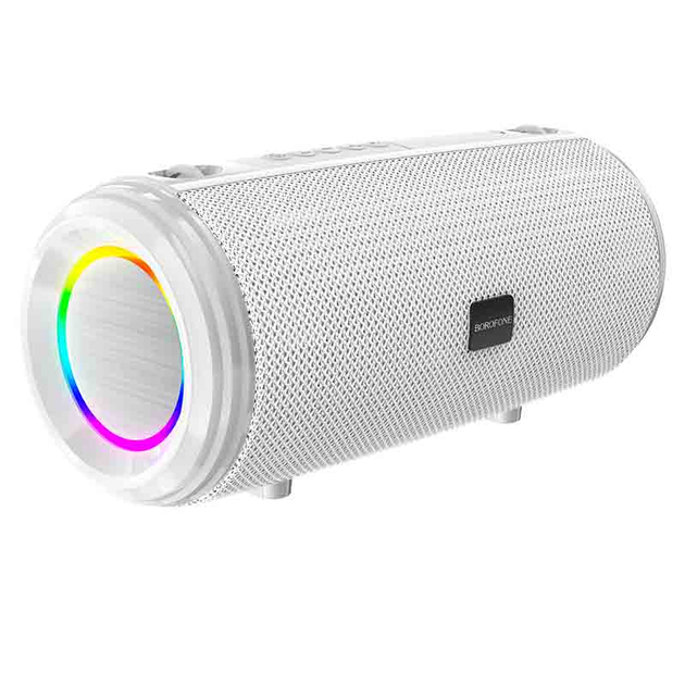 Портативная блютуз колонка BOROFONE Young IPX5 BR13 |AUX, SD-card, Bluetooth, USB, FM-Radio| Серый - изображение 2