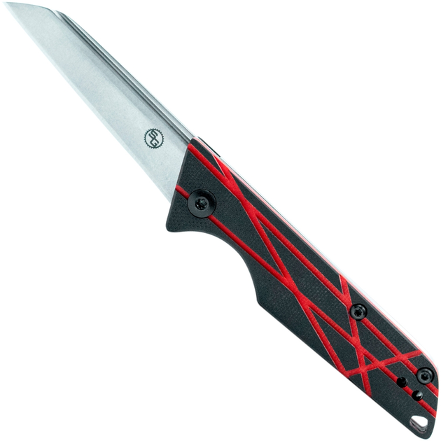 Нож складной карманный с фиксацией Slip joint StatGear LEDG-RED Ledge Black/Red 155 мм - изображение 2