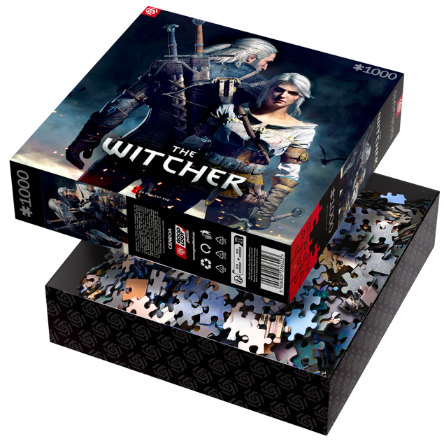 Puzzle Good Loot The Witcher: Geralt and Ciri 1000 elementów (5908305236023) - obraz 2