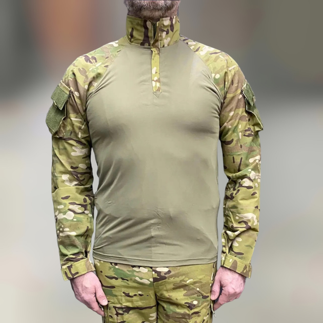 Армейская Кофта Убакс, мультикам Койот, размер XL, тактическая рубашка Убакс мультикам - изображение 1