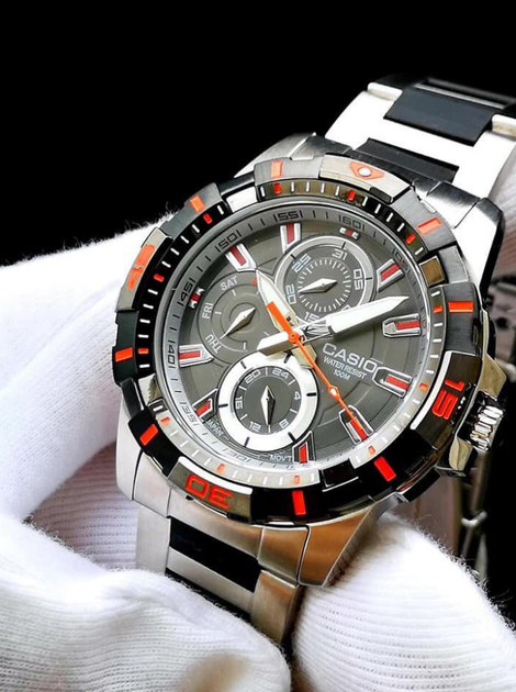 Наручний годинник Casio MTD-1071D-1A2VDF Срібло\Чорний Кварцовий механізм - зображення 3