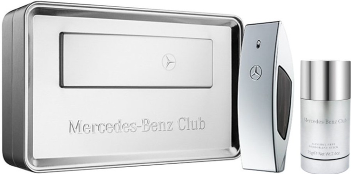 Zestaw Mercedes-Benz Club Woda toaletowa 50 ml + Dezodorant w sztyfcie 75 ml (3595471045027) - obraz 1