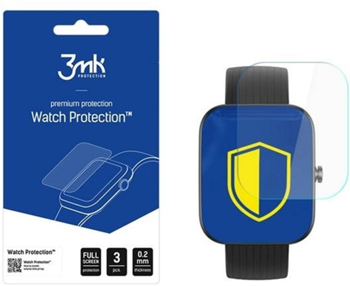 Захисна плівка 3MK ARC Watch do Amazfit Bip 3/3 Pro 3 шт. (5903108483834) - зображення 1