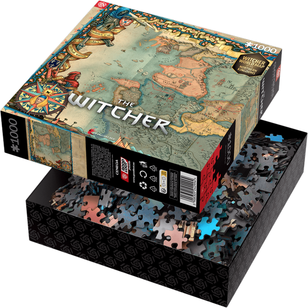 Puzzle Good Loot The Witcher: The Northern Kingdoms 1000 elementów (5908305242994) - obraz 2