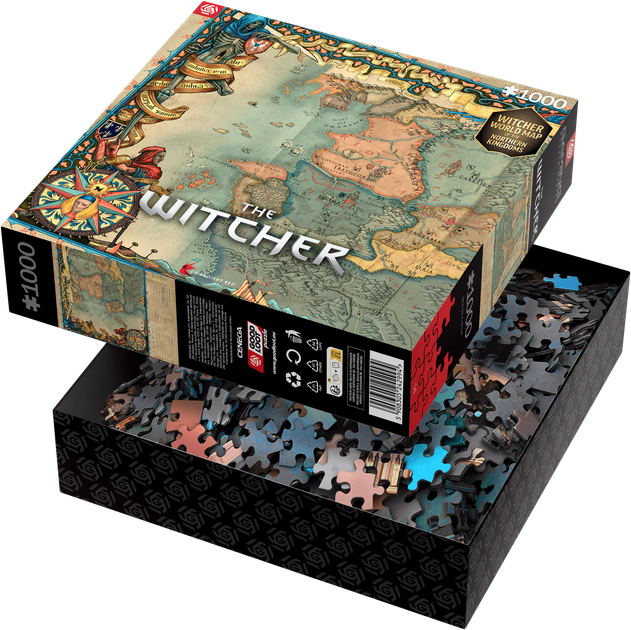 Puzzle Good Loot The Witcher: The Northern Kingdoms 1000 elementów (5908305242994) - obraz 2