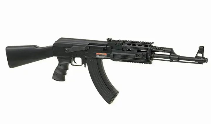 Дитячий ігровий набір автомат CM-47B на акумуляторі та пістолет, на кульках, Чорний - зображення 2