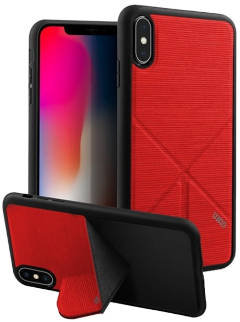 Etui Uniq Transforma Ligne do Apple iPhone X/Xs Czerwony (8886463666494) - obraz 2