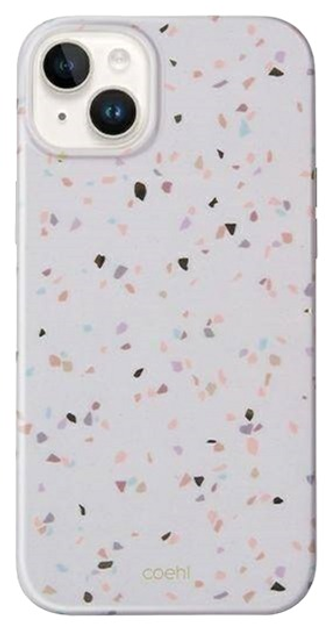 Etui Uniq Coehl Terrazzo do Apple iPhone 14 Plus Piaskowy (8886463682630) - obraz 1