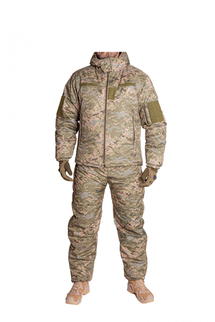 Форма військова зимова костюм утеплювач Softshell + синтепон 200 (до -20) Піксель розмір L (FV-001-L) - зображення 1