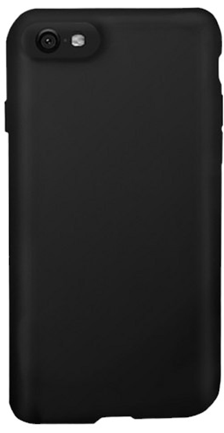 Панель Qoltec Płynny Silikon для Apple iPhone 6/6s Black (5901878506555) - зображення 2