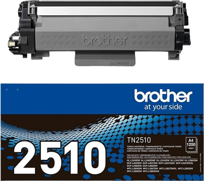 Toner Brother TN-2510 Czarny (4977766830270) - obraz 1