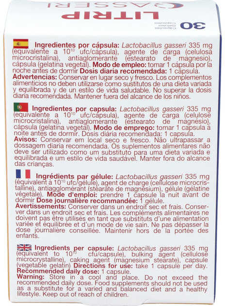 Дієтична добавка Bioserum Litrip Gasseri 30 капсул (8427268117523) - зображення 3