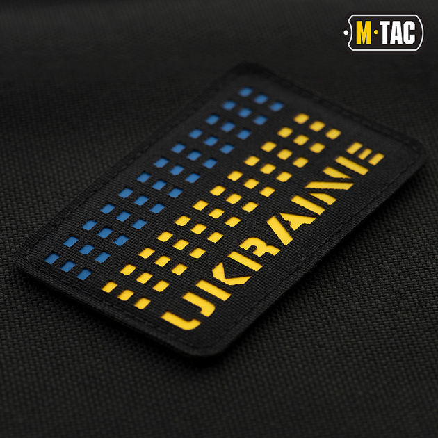 M-Tac нашивка Ukraine Laser Cut Black/Yellow/Blue - изображение 2