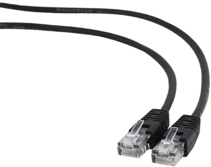 Патч корд Cablexpert RJ45 Cat.5e UTP 3m PP12-3M/BK (8716309038638) - зображення 2