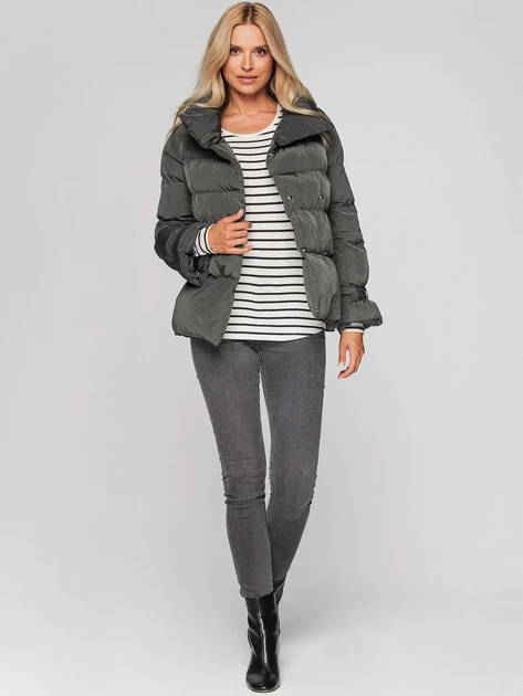 Куртка демісезонна коротка жіноча PERSO BLH211020F S Сіра (5908312934196) - зображення 3