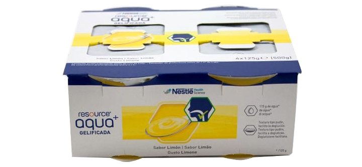 Гелеподібна вода Nestle Meritene Resource з лимоном 500 г (8470001663412) - зображення 1