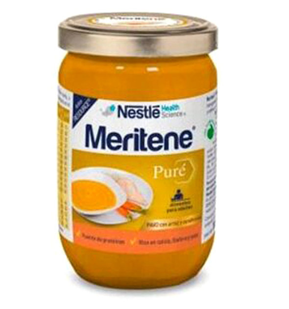 Puree Nestle Meritene z indyka i marchewki 300 g (8470003956406) - obraz 1
