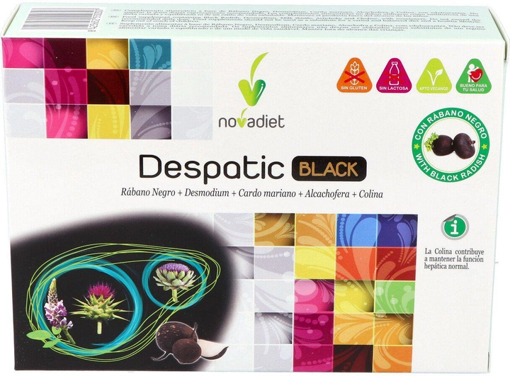 Дієтична добавка Novadiet Despatic Black 20 ампул (8425652550307) - зображення 1