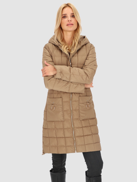 Куртка демісезонна жіноча PERSO BLH230015F 3XL Бежева (5905080220193) - зображення 6