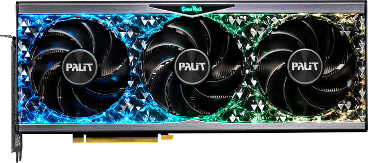 Відеокарта Palit PCI-Ex GeForce RTX 4070 Ti GameRock 12GB GDDR6X (192bit) (2610/21000) (HDMI, 3 x DisplayPort) (NED407T019K9-1045G) - зображення 1