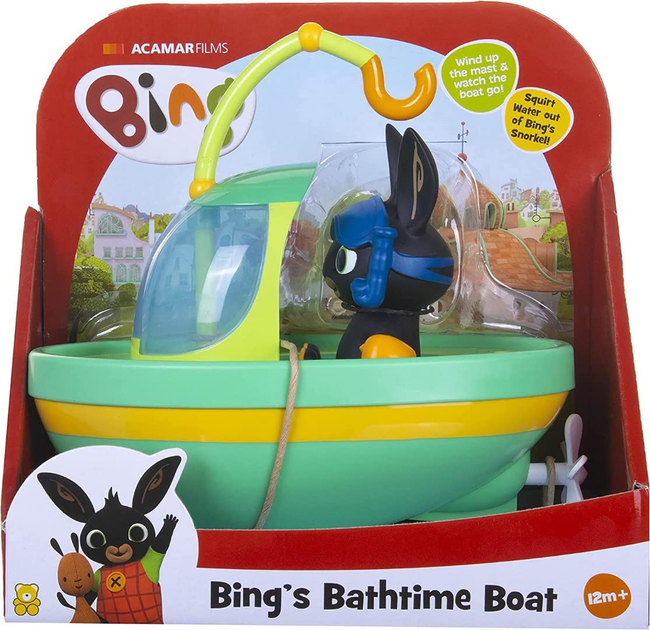 Zabawka do kąpieli Bing Wind up Bath Time Boat (5013197358101) - obraz 1