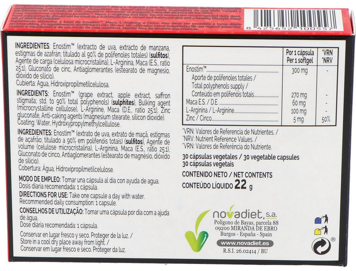 Suplement diety Novadiet Briosex 30 kapsułek (8425652100557) - obraz 2