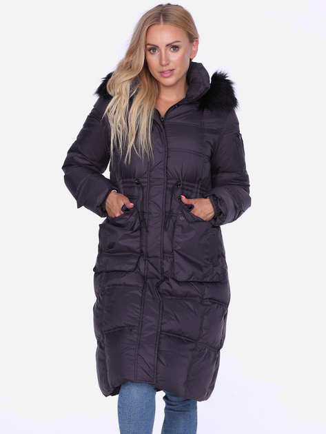 Куртка зимова жіноча PERSO BLH220027FXF S Сіра (5908312939207) - зображення 1
