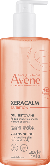 Гель для душа Avene XeraCalm Nutrition для сухой и чувствительной кожи 500 мл (3282770155105) 