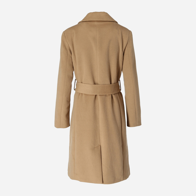 Płaszcz damski z paskiem PERSO MAH201003F M Beżowy (5908312930624) - obraz 5