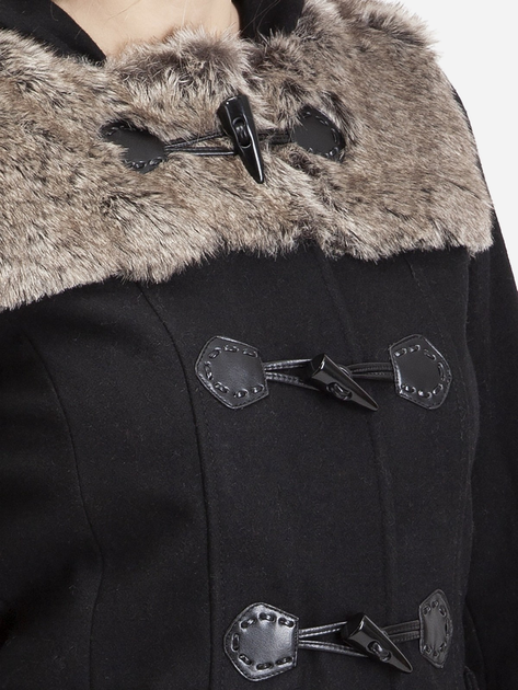 Пальто жіноче PERSO MAH515595F S Чорне (5908312931911) - зображення 4