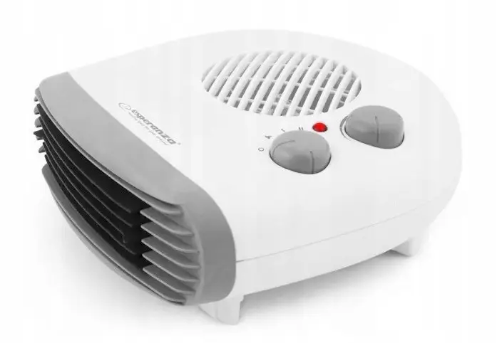 Тепловентилятор Esperanza EHH003 Hot Air Fan Sahara ніхромова спіраль 3 функції 1000/2000 Вт White/Grey - Фото 5 Тепловентилятор Esperanza EHH003 Hot Air Fan Sahara ніхромова спіраль 3 функції 1000/2000 Вт White/Grey - зображення 5
