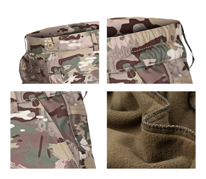 Штаны утеплённые SoftShell с флисовой подкладкой (размер XXL) (мультикам) - изображение 2