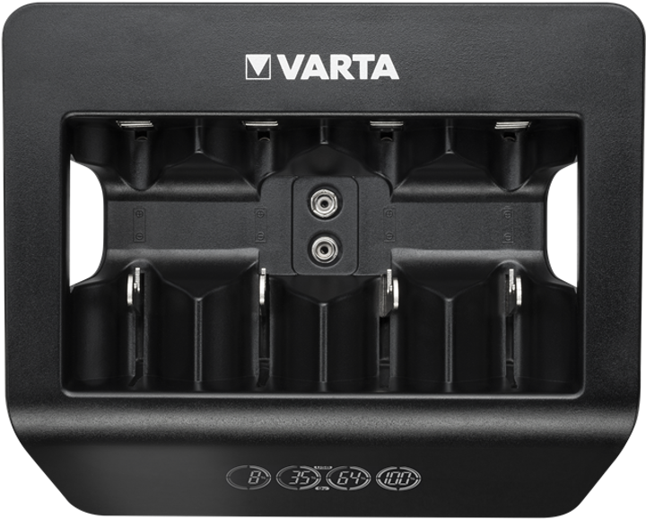 Зарядний пристрій Varta LCD Universal Charger+ EU Чорний (57688101401) - зображення 4