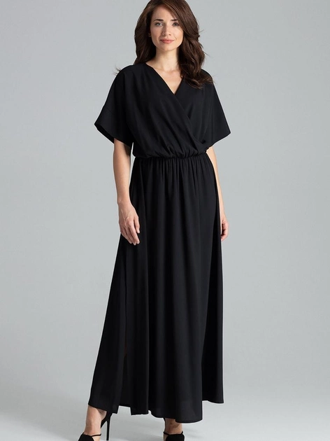 Сукня жіноча Lenitif L055 XL Чорна (5902194372626) - зображення 1