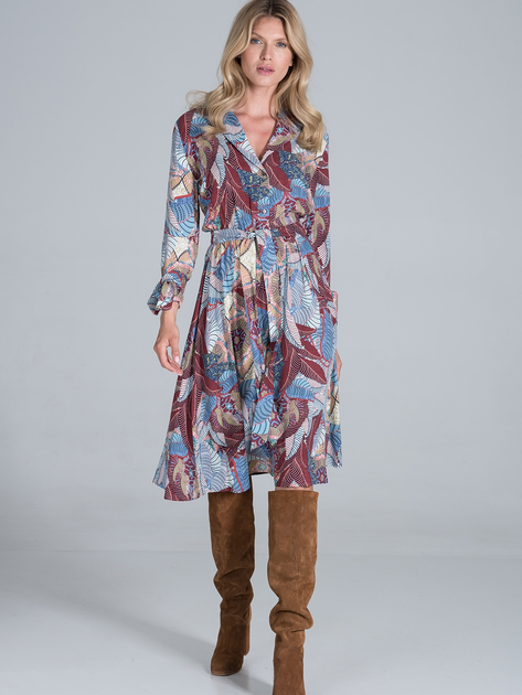 Плаття-сорочка жіноче Figl M838 S Різнокольорове (5902194398091) - зображення 3
