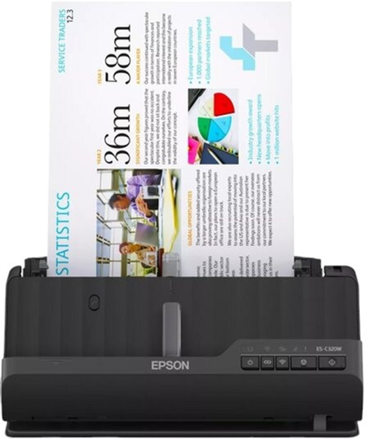 Сканер Epson ES-C320W Black (8715946718286) - зображення 1