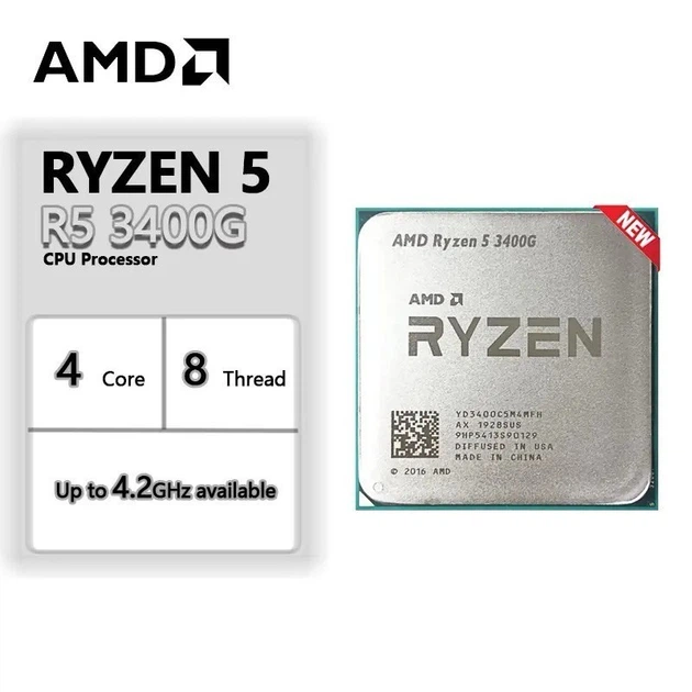 Amd Ryzen 3400g Yd3400c5m4mfh Yd3400c5m4mfh Процессор