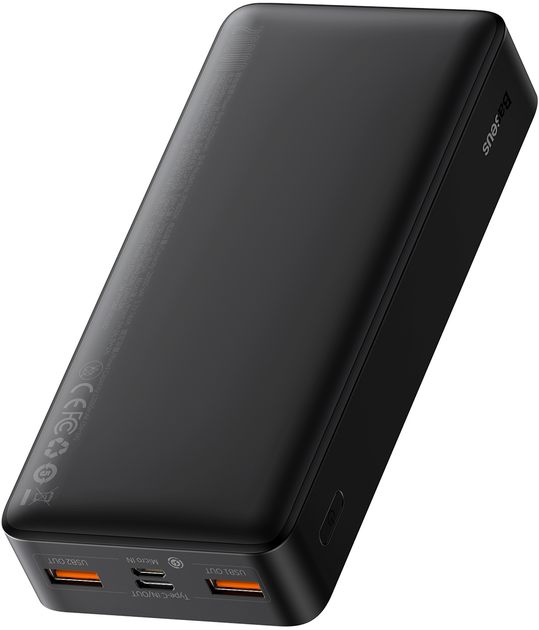 Powerbank Baseus Bipow 20000 mAh 20 W Black (PPBD050501) - obraz 3