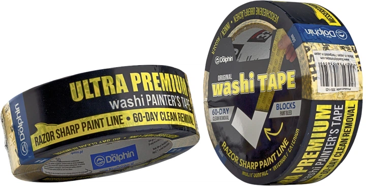 Малярна стрічка Blue Dolphin для чітких ліній Washi-XF7 Ultra