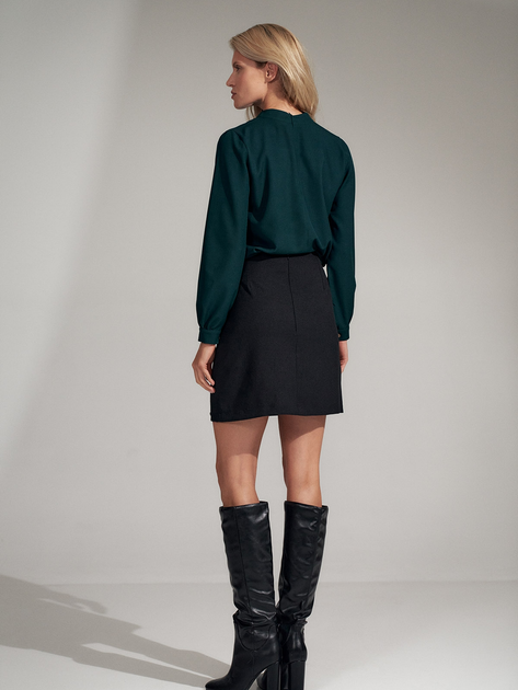 Spódnica trapezowa damska mini Figl M723 S Czarna (5902194384537) - obraz 8