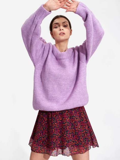 Spódnica trapezowa damska mini Figl M878 XL Czerwona (5902194411523/5902982014363) - obraz 3