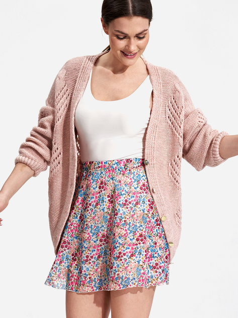 Спідниця міні жіноча Figl M878 L Різнокольорова (5902194411554) - зображення 4