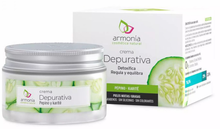 Krem do twarzy Armonia Crema Esencial Depurativa 50 ml (8420649113329) - obraz 2