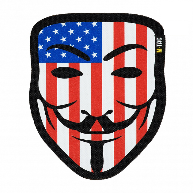 M-Tac нашивка Anonymous Black USA - зображення 1
