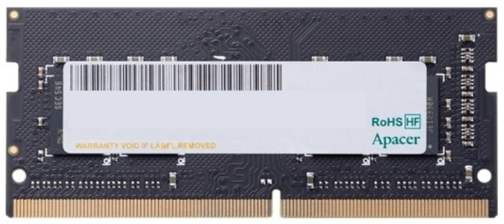 Оперативна пам'ять Apacer SODIMM DDR4-2666 8192MB PC4-21300 (ES.08G2V.GNH) - зображення 1