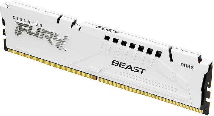 Оперативна пам'ять Kingston Fury DDR5-6000 16384MB PC5-48000 Beast White (KF560C40BW-16) - зображення 2