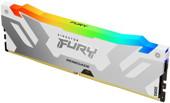 Оперативна пам'ять Kingston FURY DDR5-6000 16384MB PC5-48000 Renegade RGB 1Rx8 White (KF560C32RWA-16) - зображення 1