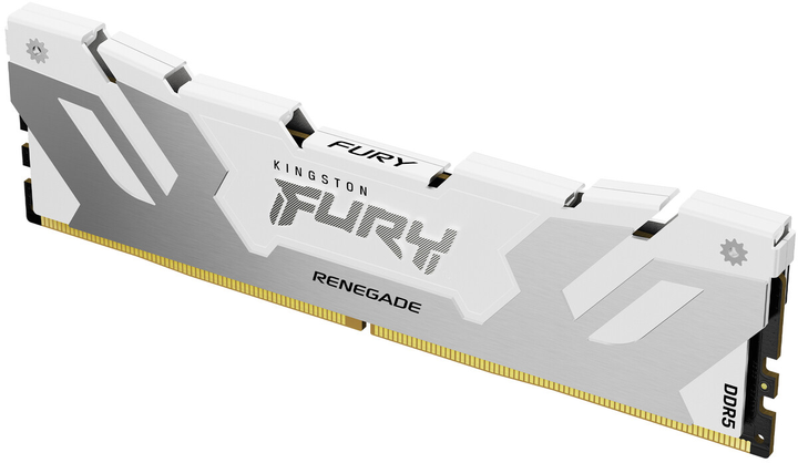 Оперативна пам'ять Kingston FURY DDR5-7200 16384MB PC5-57600 Renegade 1Rx8 White (KF572C38RW-16) - зображення 1